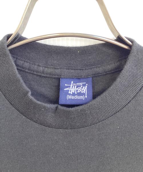 stussy（ステューシー）stussy (ステューシー) プリントTシャツ ブラック サイズ:SIZE Mの古着・服飾アイテム