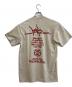 stussy (ステューシー) プリントTシャツ ベージュ サイズ:SIZE M：7000円