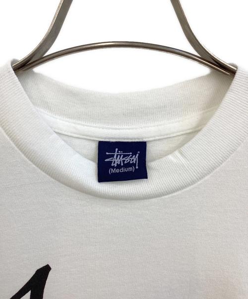 stussy（ステューシー）stussy (ステューシー) プリントTシャツ ホワイト サイズ:SIZE Mの古着・服飾アイテム