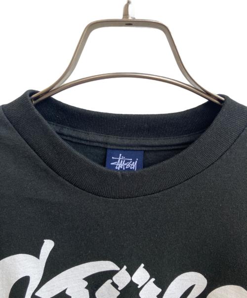 stussy（ステューシー）stussy (ステューシー) プリントTシャツ ブラック サイズ:Mの古着・服飾アイテム