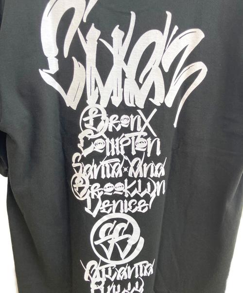 stussy（ステューシー）stussy (ステューシー) プリントTシャツ ブラック サイズ:Mの古着・服飾アイテム
