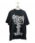 stussy（ステューシー）の古着「プリントTシャツ」｜ブラック
