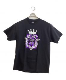 stussy（ステューシー）の古着「プリントTシャツ」｜ブラック