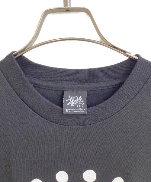 stussy（ステューシー）stussy (ステューシー) プリントTシャツ ブラック サイズ:SIZE Lの古着・服飾アイテム