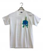 stussyステューシー）の古着「プリントTシャツ」｜ホワイト