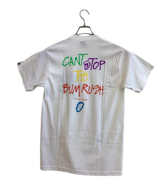 stussy（ステューシー）stussy (ステューシー) プリントTシャツ ホワイト サイズ:SIZE Mの古着・服飾アイテム