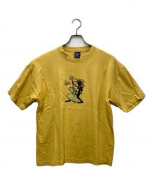 stussy（ステューシー）の古着「プリントTシャツ ジャズマングラフィック」｜イエロー