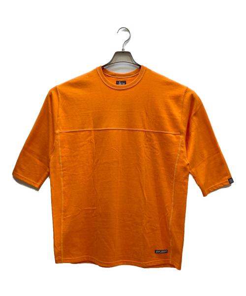 stussy（ステューシー）stussy (ステューシー) バックプリントTシャツ オレンジ サイズ:Lの古着・服飾アイテム