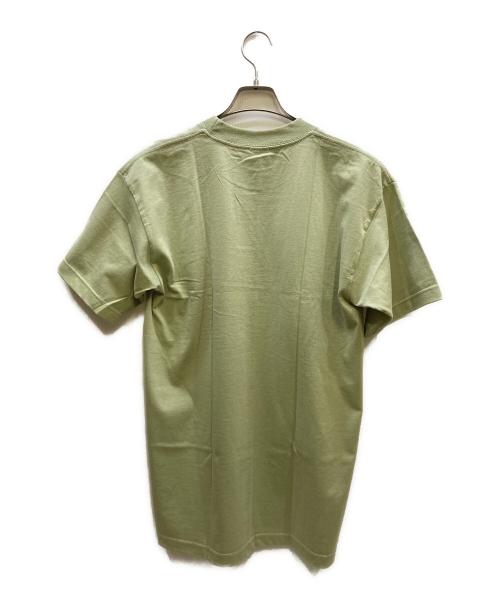 stussy（ステューシー）stussy (ステューシー) プリントTシャツ 黄緑 サイズ:Lの古着・服飾アイテム