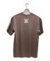 stussy (ステューシー) WORLD WIDE プリントTシャツ ブラウン サイズ:L：7000円
