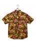 stussy（ステューシー）の古着「アロハデザイン半袖シャツ」｜ブラウン