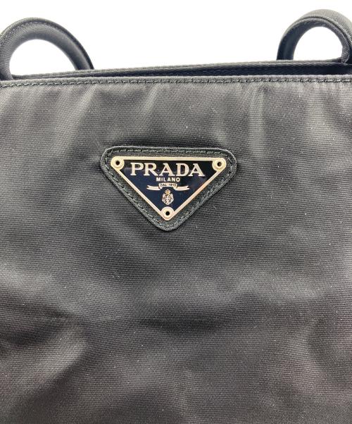 PRADA（プラダ）PRADA (プラダ) ナイロントートバッグ ブラックの古着・服飾アイテム