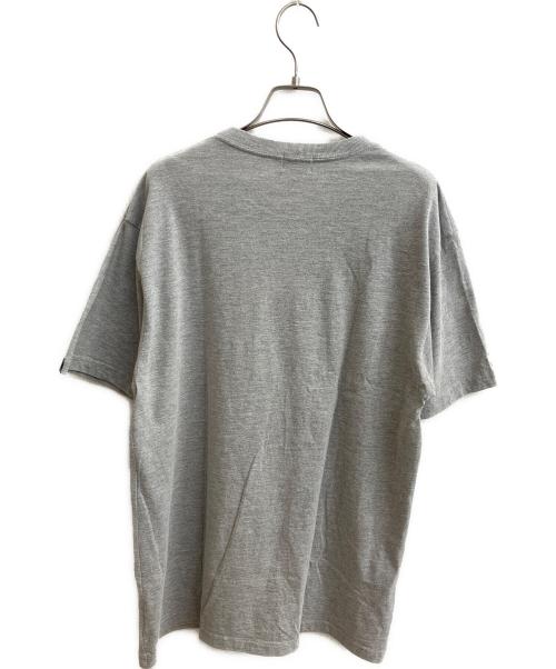 stussy（ステューシー）stussy (ステューシー) ワンポイント刺繍Tシャツ グレー サイズ:Mの古着・服飾アイテム