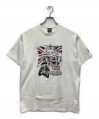 stussyステューシー）の古着「プリントTシャツ」｜ホワイト