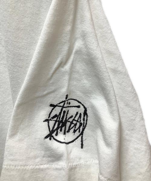 stussy（ステューシー）stussy (ステューシー) プリントTシャツ ホワイト サイズ:SIZE XLの古着・服飾アイテム