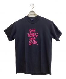 stussy（ステューシー）の古着「プリントTシャツ」｜ブラック