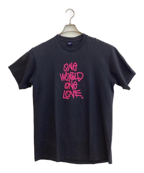stussy（ステューシー）stussy (ステューシー) プリントTシャツ ブラック サイズ:SIZE Lの古着・服飾アイテム