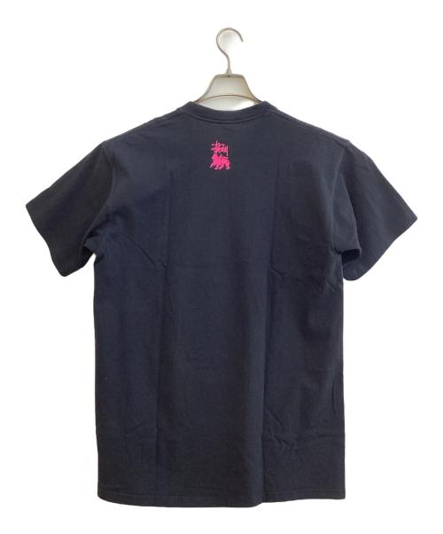 stussy（ステューシー）stussy (ステューシー) プリントTシャツ ブラック サイズ:SIZE Lの古着・服飾アイテム