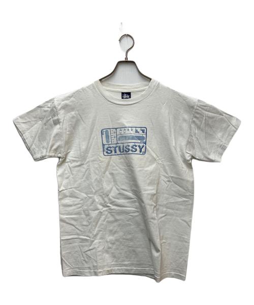 stussy（ステューシー）stussy (ステューシー) プリントTシャツ プラモデルプリント ホワイト サイズ:Lの古着・服飾アイテム