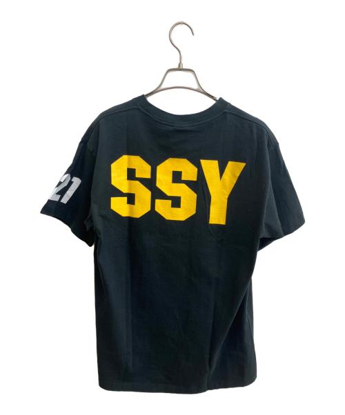 stussy（ステューシー）stussy (ステューシー) プリントTシャツ ブラック サイズ:Lの古着・服飾アイテム