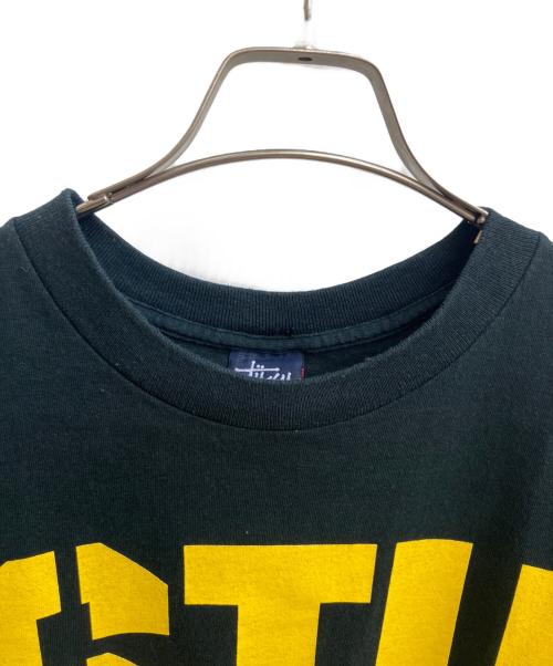 stussy（ステューシー）stussy (ステューシー) プリントTシャツ ブラック サイズ:Lの古着・服飾アイテム