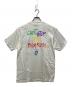stussy (ステューシー) プリントTシャツ ネオンスカル ホワイト サイズ:Large：8000円