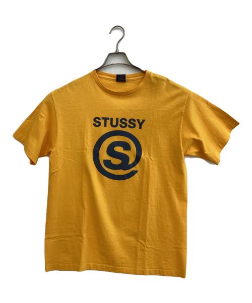 stussy（ステューシー）stussy (ステューシー) プリントTシャツ イエロー サイズ:SIZE Lの古着・服飾アイテム