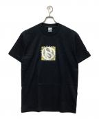 stussyステューシー）の古着「プリントTシャツ」｜ブラック