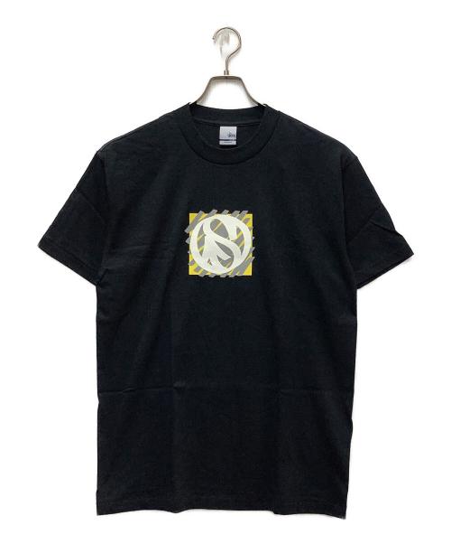 stussy（ステューシー）stussy (ステューシー) プリントTシャツ ブラック サイズ:SIZE Lの古着・服飾アイテム
