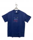 stussyステューシー）の古着「プリントTシャツ インベーダーオマージュ」｜ネイビー