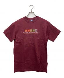 stussy（ステューシー）の古着「プリントTシャツ INTERNATIONAL」｜ボルドー