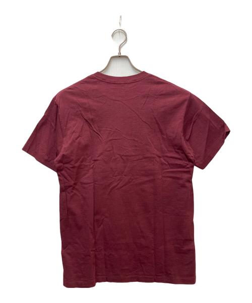 stussy（ステューシー）stussy (ステューシー) プリントTシャツ INTERNATIONAL ボルドー サイズ:Lの古着・服飾アイテム