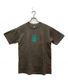 stussy（ステューシー）の古着「プリントTシャツ ボックスロゴ」｜グリーン
