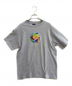 stussyステューシー）の古着「プリントTシャツ」｜グレー