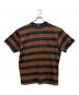 stussy（ステューシー）の古着「ボーダーTシャツ」｜ブラック×ブラウン