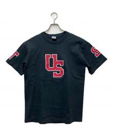 stussy（ステューシー）の古着「プリントTシャツ USロゴプリント」｜ブラック