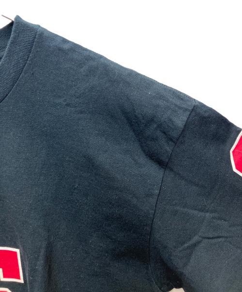 stussy（ステューシー）stussy (ステューシー) プリントTシャツ USロゴプリント ブラック サイズ:LARGEの古着・服飾アイテム