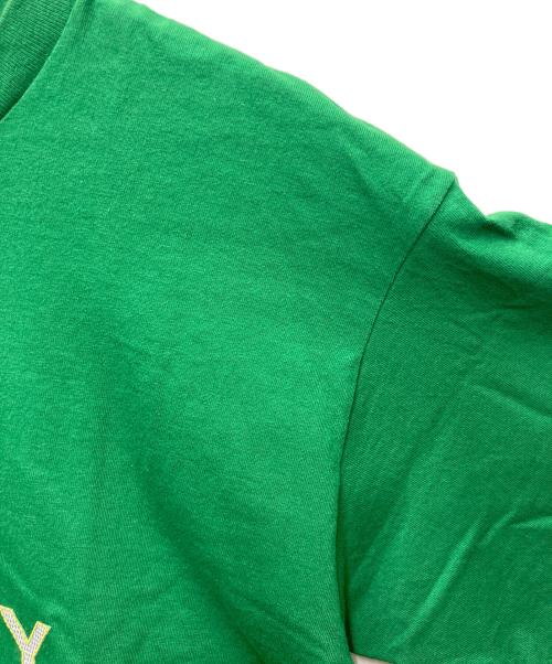 stussy（ステューシー）stussy (ステューシー) プリントTシャツ　Fリンク グリーン サイズ:LARGEの古着・服飾アイテム
