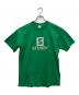 stussy（ステューシー）の古着「プリントTシャツ　Fリンク」｜グリーン