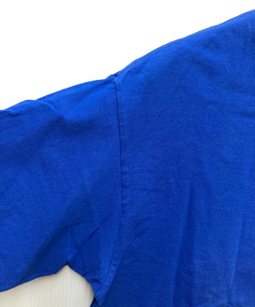stussy（ステューシー）stussy (ステューシー) プリントTシャツ ベースボールプリント ブルー サイズ:Lの古着・服飾アイテム