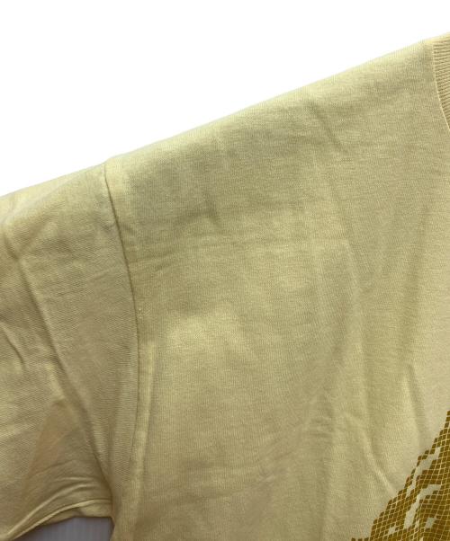 stussy（ステューシー）stussy (ステューシー) プリントTシャツ ボブマーリー ドットプリント イエロー サイズ:Mediumの古着・服飾アイテム