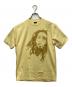 stussy（ステューシー）の古着「プリントTシャツ ボブマーリー ドットプリント」｜イエロー