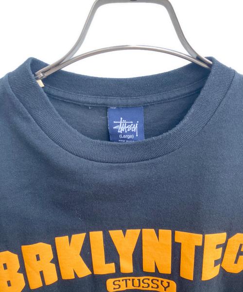 stussy（ステューシー）stussy (ステューシー) プリントTシャツ ブラック サイズ:Lの古着・服飾アイテム
