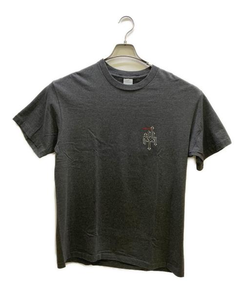 stussy（ステューシー）stussy (ステューシー) プリントTシャツ nyltraプリント グレー サイズ:Lの古着・服飾アイテム