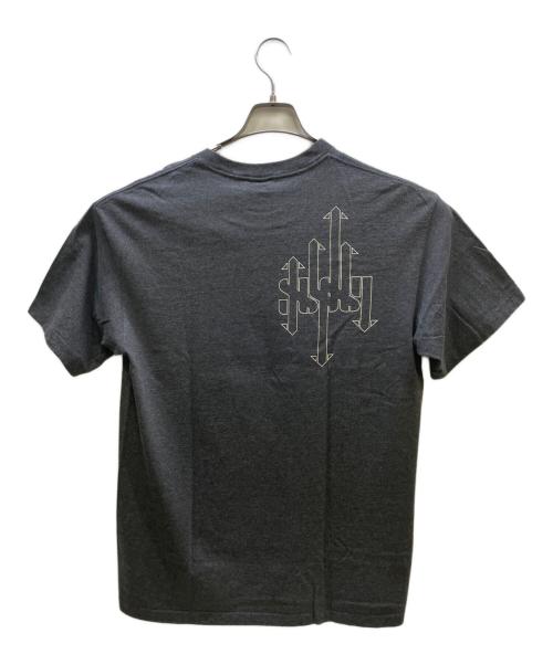 stussy（ステューシー）stussy (ステューシー) プリントTシャツ nyltraプリント グレー サイズ:Lの古着・服飾アイテム