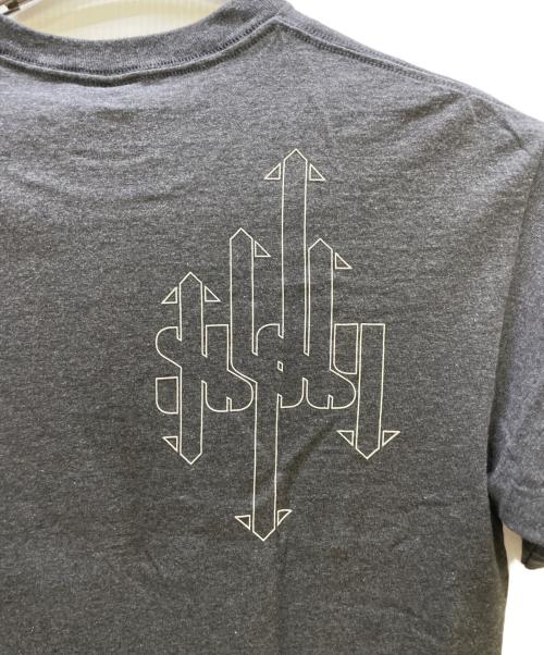 stussy（ステューシー）stussy (ステューシー) プリントTシャツ nyltraプリント グレー サイズ:Lの古着・服飾アイテム