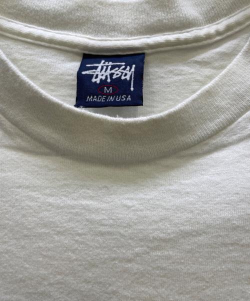 stussy（ステューシー）stussy (ステューシー) プリントTシャツ ホワイト サイズ:Mの古着・服飾アイテム