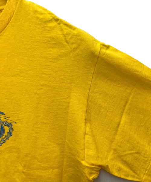 stussy（ステューシー）stussy (ステューシー) プリントTシャツ HONOLULU HAWAII イエロー サイズ:Lの古着・服飾アイテム