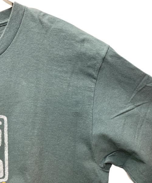 stussy（ステューシー）stussy (ステューシー) プリントTシャツ スタンプデザイン グレー サイズ:Lの古着・服飾アイテム