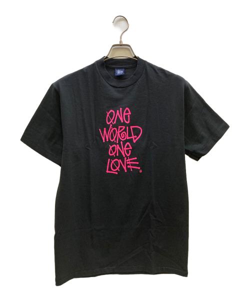 stussy（ステューシー）stussy (ステューシー) プリントTシャツ ブラック サイズ:Mの古着・服飾アイテム